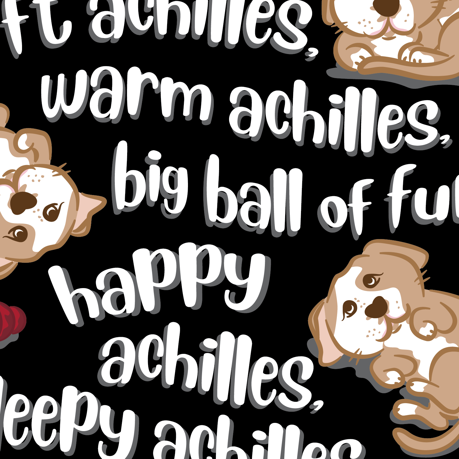 Warm Achilles Tshirt Close Up